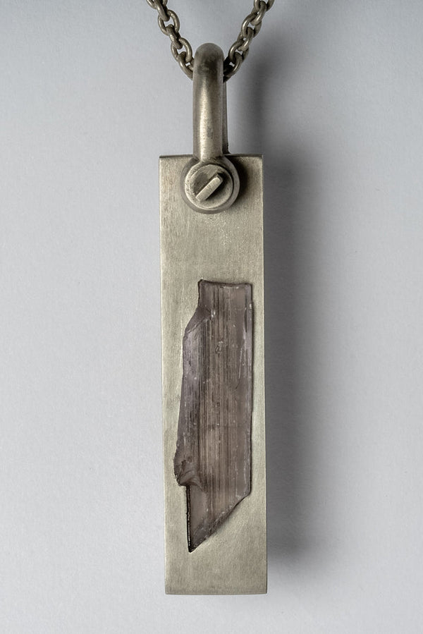 Parts of Four Plate Necklace (U-bolt variant, adaptive, pink Konsai stone) Z-638-DA+KUN PPOF57